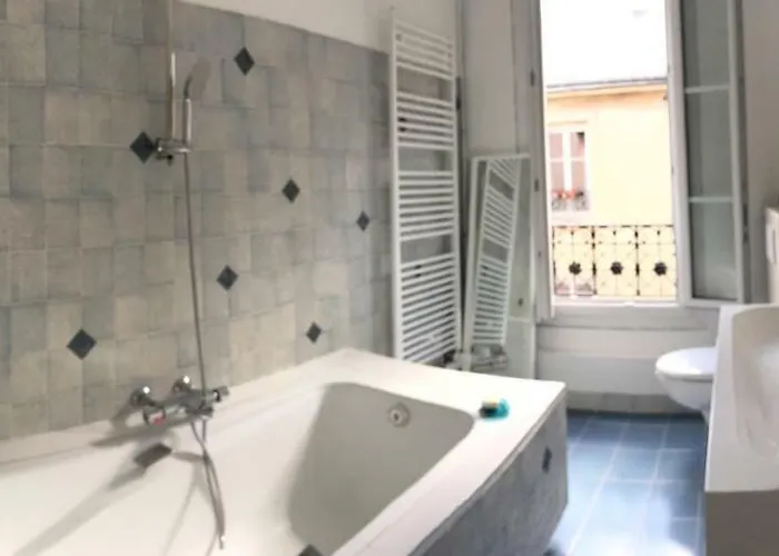 公寓 Le Jardin Darcy Liberte Hyper Centre Gare-ville Parking Public Payant Dans La Rue *